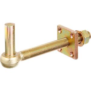 GAH-Alberts 318994 Gate Hardware - Galvanized Yellow GAH-Alberts 318994 Gate Hardware - Galvanized Yellow
