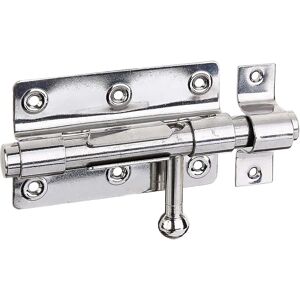 ALBERTS Stainless Steel Bolt Latch Lock - 100x65mm - Model 327019 ALBERTS Stainless Steel Bolt Latch Lock - 100x65mm - Model 327019