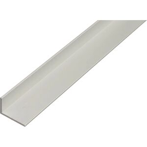 Profilo Angolare in Alluminio Argento - 60x25x2 mm Profilo Angolare in Alluminio Argento - 60x25x2 mm