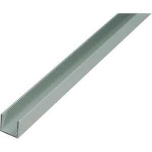 Alberts U-Profile Silver Anodized Aluminum - 1m, 2m Alberts U-Profile Silver Anodized Aluminum - 1m, 2m