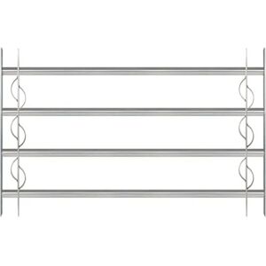 ALBERTS Estilo Secorino Rejilla de Seguridad para Ventanas - Ajustable, Acero Zincado ALBERTS Estilo Secorino Rejilla de Seguridad para Ventanas - Ajustable, Acero Zincado