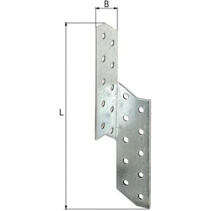 Anclajes de soporte para tejado GAH ETA-08/0170 - 170mm x 32mm x 2mm Anclajes de soporte para tejado GAH ETA-08/0170 - 170mm x 32mm x 2mm