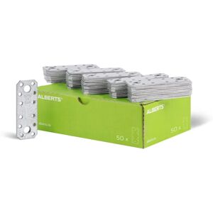 Alberts Model 14545:29-2 Zinc-Coated Flat Connector - Connector Alberts Model 14545:29-2 Zinc-Coated Flat Connector - Connector