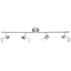 Brilliant Luca Spot Tube 4-lys Jern/Krom/Hvid - Lys Brilliant Luca Spot Tube 4-lys Jern/Krom/Hvid - Lys