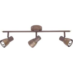 Brilliant Tubo di lava in rame antico 3 luci E14 40W - Lampada Brilliant Tubo di lava in rame antico 3 luci E14 40W - Lampada