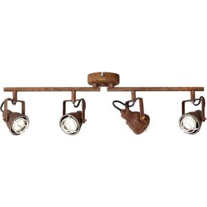 Brilliant Bente rustfarbige Lampe - Spot-Röhre 4-flg - Für Reflektorlampen Brilliant Bente rustfarbige Lampe - Spot-Röhre 4-flg - Für Reflektorlampen