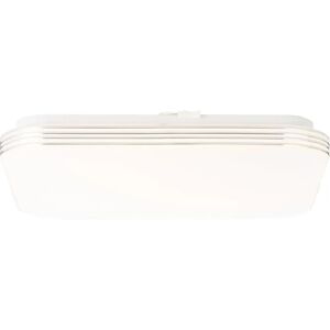Lumière LED Murale et Plafond Ariella - 34x34cm Blanc/Chrome de Brilliant - Publicité Lumière LED Murale et Plafond Ariella - 34x34cm Blanc/Chrome de Brilliant - Publicité
