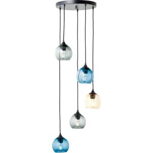 BRILLIANT Amiri Pendelleuchte - Mehrfarbig, 5flamm, D45, E14, 25W BRILLIANT Amiri Pendelleuchte - Mehrfarbig, 5flamm, D45, E14, 25W