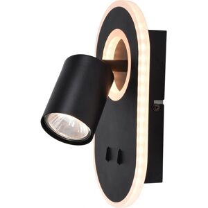BRILLIANT Kimon LED Wandstrahler Schwarz - Für Reflektorlampen geeignet BRILLIANT Kimon LED Wandstrahler Schwarz - Für Reflektorlampen geeignet