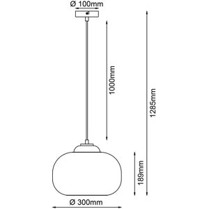 Brilliant Blop Grüne Pendelleuchte - E27 60W Innen Brilliant Blop Grüne Pendelleuchte - E27 60W Innen