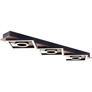 BRILLIANT G80113/76 Donker Hout Zwarte Plafondlamp - Plafondlamp BRILLIANT G80113/76 Donker Hout Zwarte Plafondlamp - Plafondlamp