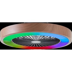 Brilliant G60060/09 Slimline LED Plafondlamp - Zwart/Natuurlhout Brilliant G60060/09 Slimline LED Plafondlamp - Zwart/Natuurlhout