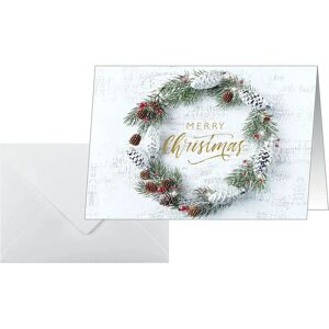 Sigel Christmas wreath A6 Greeting Cards - Christmas wreath Sigel Christmas wreath A6 Greeting Cards - Christmas wreath