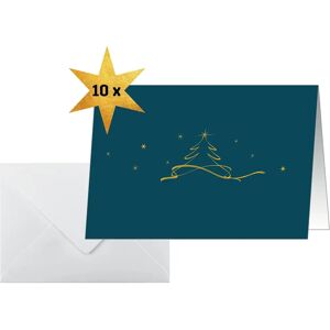 Sigel Christmas Cards - Christmas Tree - A6 - White 250g/m² Sigel Christmas Cards - Christmas Tree - A6 - White 250g/m²
