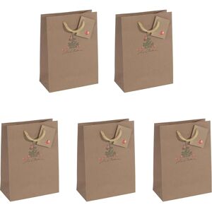 Sigel Kraft Christmas Gift Bag - Small with Apples Sigel Kraft Christmas Gift Bag - Small with Apples