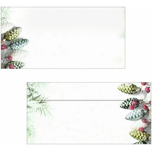 Sigel Weihnachtsbriefumschläge - Christmas Garland, 50 Stück Sigel Weihnachtsbriefumschläge - Christmas Garland, 50 Stück