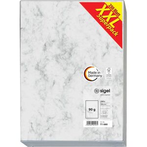 Sigel T1080 Grey Marbled A4 Paper - Printing Paper Sigel T1080 Grey Marbled A4 Paper - Printing Paper