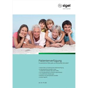 Sigel PV450 Patient Directive - Legally Secure Set Sigel PV450 Patient Directive - Legally Secure Set