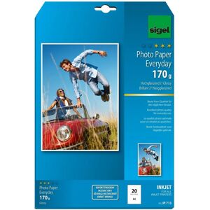 Papier d'impression brillant Sigel IP713 - 20 feuilles Papier d'impression brillant Sigel IP713 - 20 feuilles