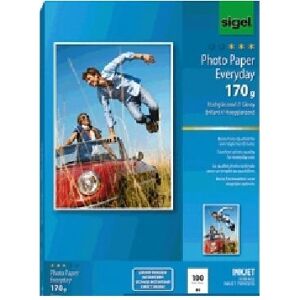 Papier photo brillant Sigel IP715 A4 - 100 feuilles Papier photo brillant Sigel IP715 A4 - 100 feuilles