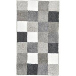 Kleine Wolke Caro Grey Rectangular Bath Rug - Bath Rug/Mat Kleine Wolke Caro Grey Rectangular Bath Rug - Bath Rug/Mat