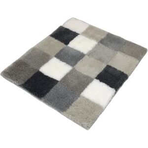 KLEINE WOLKE Caro - Rechteckige Badematte in Grau - Badezimmer-Teppich KLEINE WOLKE Caro - Rechteckige Badematte in Grau - Badezimmer-Teppich