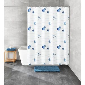 KLEINE WOLKE Miami Blau Douchegordijn - Badkameraccessoire KLEINE WOLKE Miami Blau Douchegordijn - Badkameraccessoire
