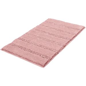 KLEINE WOLKE Monrovia Rectangular Pink Microfiber Bath Mat - Bath Mat KLEINE WOLKE Monrovia Rectangular Pink Microfiber Bath Mat - Bath Mat