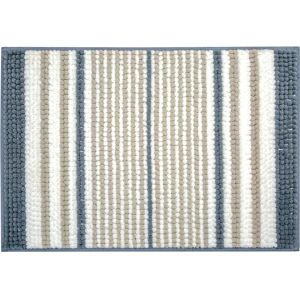 KLEINE WOLKE Bola Blue Rectangular Bath Mat - Bath Mat KLEINE WOLKE Bola Blue Rectangular Bath Mat - Bath Mat