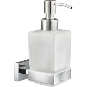 KLEINE WOLKE Meo Wall Soap Dispenser - Brass, Stainless Steel & Glass KLEINE WOLKE Meo Wall Soap Dispenser - Brass, Stainless Steel & Glass