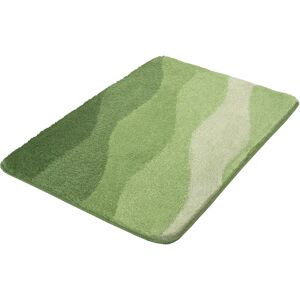 KLEINE WOLKE Malena Grüne Rechteckige Badmatte - Badteppich KLEINE WOLKE Malena Grüne Rechteckige Badmatte - Badteppich