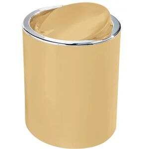 Bidone della spazzatura Beige Clap di KLEINE WOLKE - Accessorio bagno rotondo, 5L Bidone della spazzatura Beige Clap di KLEINE WOLKE - Accessorio bagno rotondo, 5L