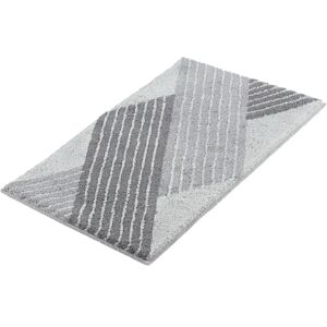 KLEINE WOLKE Cross Bath Mat - Gray, 70x120 cm, Patterned, Modern KLEINE WOLKE Cross Bath Mat - Gray, 70x120 cm, Patterned, Modern