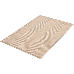 KLEINE WOLKE Zigzag Bath Mat 70x120cm Beige KLEINE WOLKE Zigzag Bath Mat 70x120cm Beige