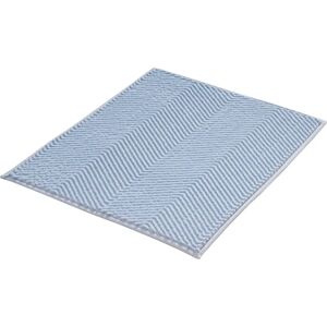 KLEINE WOLKE Zigzag Bath Mat - 50x60 cm, Blue KLEINE WOLKE Zigzag Bath Mat - 50x60 cm, Blue
