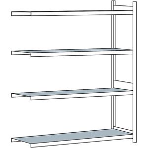 Raft din oțel SCHULTE - Durabil, extensibil, 2500mm înălțime Raft din oțel SCHULTE - Durabil, extensibil, 2500mm înălțime