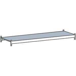 SCHULTE Stahlregalboden - 1500 mm Breite, 600 mm Tiefe - Regalerweiterung SCHULTE Stahlregalboden - 1500 mm Breite, 600 mm Tiefe - Regalerweiterung