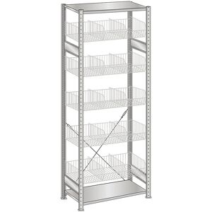 SCHULTE Rafturi din plasă de sârmă rezistente - Unitate SCHULTE Rafturi din plasă de sârmă rezistente - Unitate