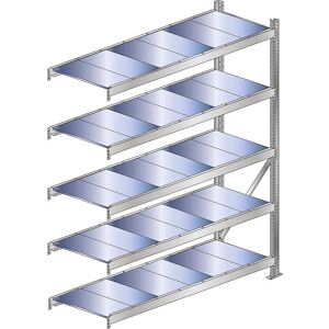 Estantería de acero SCHULTE - 2500x3000x500mm - Zincada Estantería de acero SCHULTE - 2500x3000x500mm - Zincada