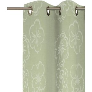 WIRTH Dangard Vorhang - Blumenmuster, Grün, 135x145cm WIRTH Dangard Vorhang - Blumenmuster, Grün, 135x145cm