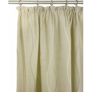 WIRTH Sepino Beigefarbener Jacquard-Vorhang - Gardine WIRTH Sepino Beigefarbener Jacquard-Vorhang - Gardine