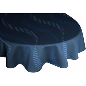 WIRTH LUPARA Blaue ovale Tischdecke - Tischdecken WIRTH LUPARA Blaue ovale Tischdecke - Tischdecken