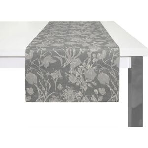 ADAM Flower Cuvée Light - Quadratischer Jacquard-Tischläufer ADAM Flower Cuvée Light - Quadratischer Jacquard-Tischläufer
