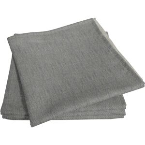 ADAM Bio-Baumwolle Stoffserviette Dunkelgrau - 4er Set ADAM Bio-Baumwolle Stoffserviette Dunkelgrau - 4er Set