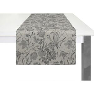 ADAM Flower Cuvée Schwarzer Jacquard Tischläufer - Tischtyp ADAM Flower Cuvée Schwarzer Jacquard Tischläufer - Tischtyp