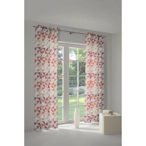 WIRTH Berlare - Jacquard Oranger Gardine 132x245cm WIRTH Berlare - Jacquard Oranger Gardine 132x245cm
