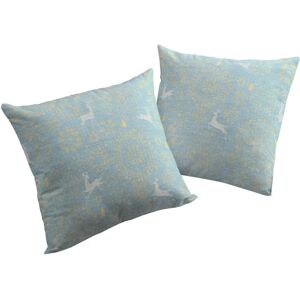 WIRTH Swift Blau Gemustert Dekokissen - Decoratif Cushion WIRTH Swift Blau Gemustert Dekokissen - Decoratif Cushion