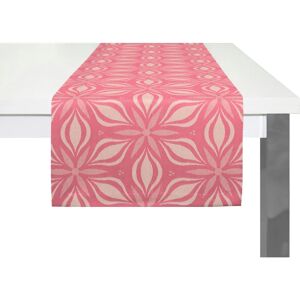 ADAM Retro Floret Pink Bio-Baumwolle Tischläufer - Tischdecke ADAM Retro Floret Pink Bio-Baumwolle Tischläufer - Tischdecke