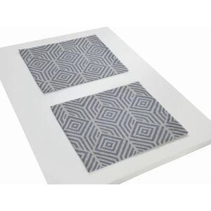 ADAM Easy Diamond Bio-Baumwolle Tischset - Dunkelblau - Platzsets ADAM Easy Diamond Bio-Baumwolle Tischset - Dunkelblau - Platzsets