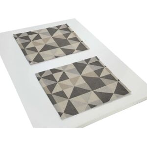 Adam Bio Bel Platzset - Bio Baumwolle, Schwarz, 2er Pack - Platzset Adam Bio Bel Platzset - Bio Baumwolle, Schwarz, 2er Pack - Platzset
